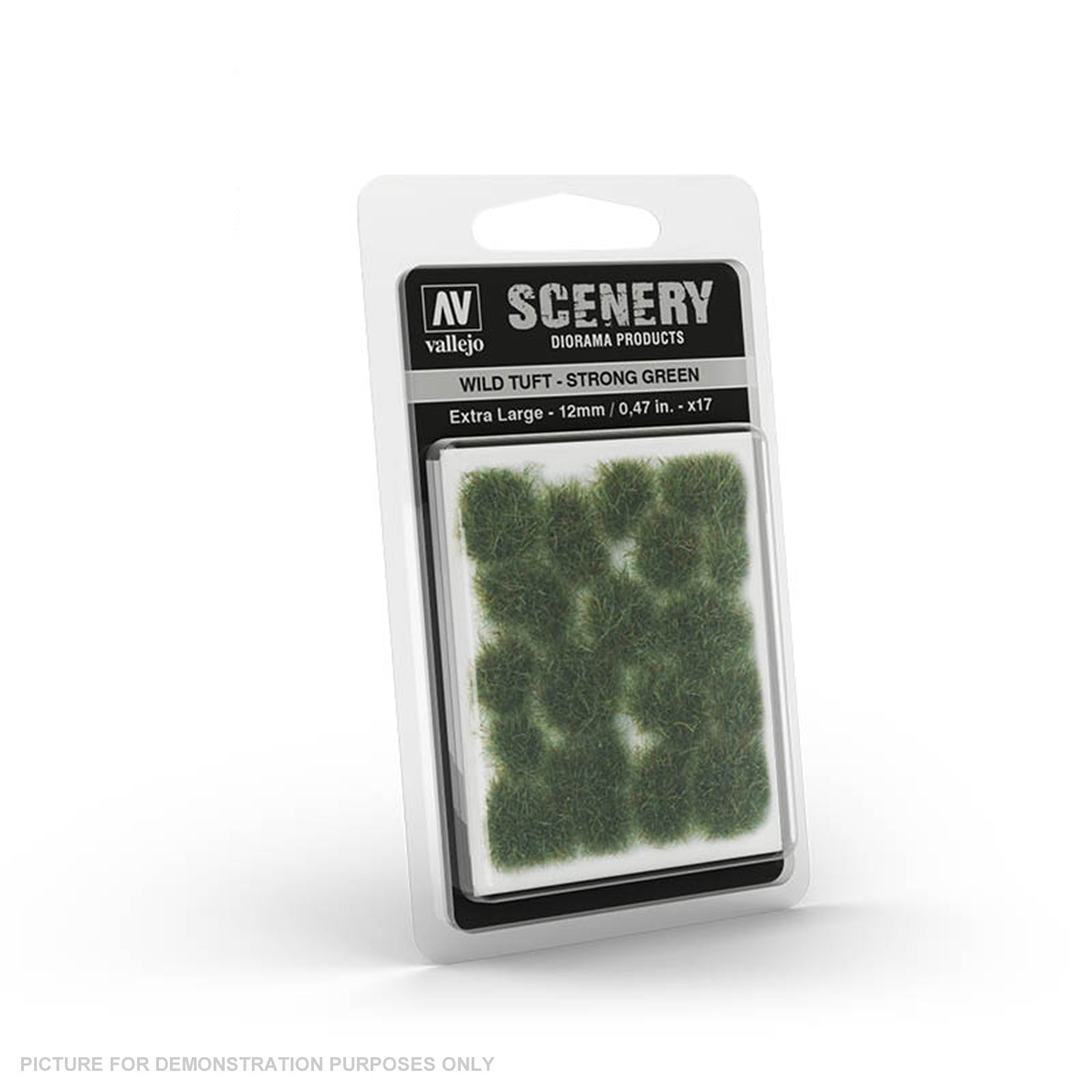 Vallejo Scenery - Wild Tuft - Strong Green - Extra Large